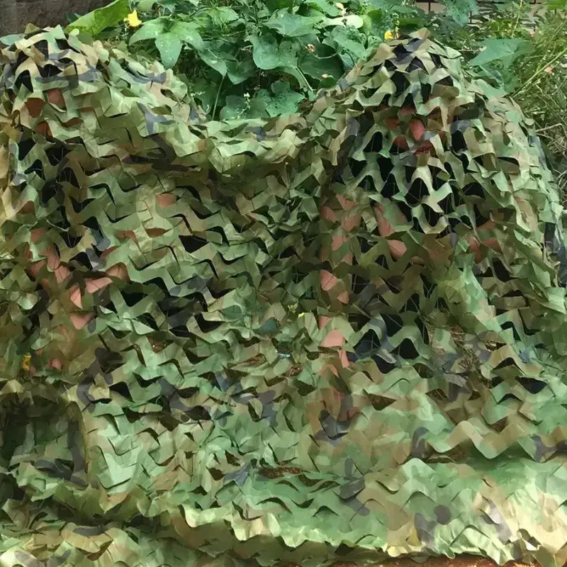Rideau filet camouflage décoration chasse