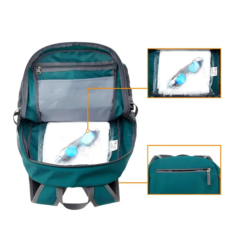 Sac à dos randonnée 40l femme vert