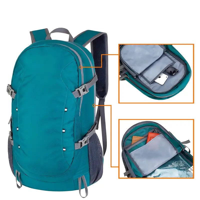 Sac à dos randonnée 40l femme vert
