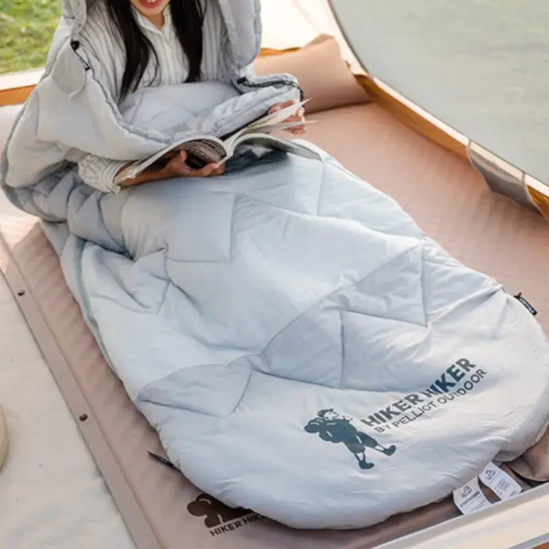 Sac de couchage enveloppe hiver coton