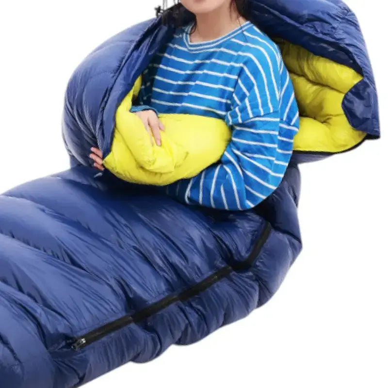 Sac de couchage hiver duvet canard chaud