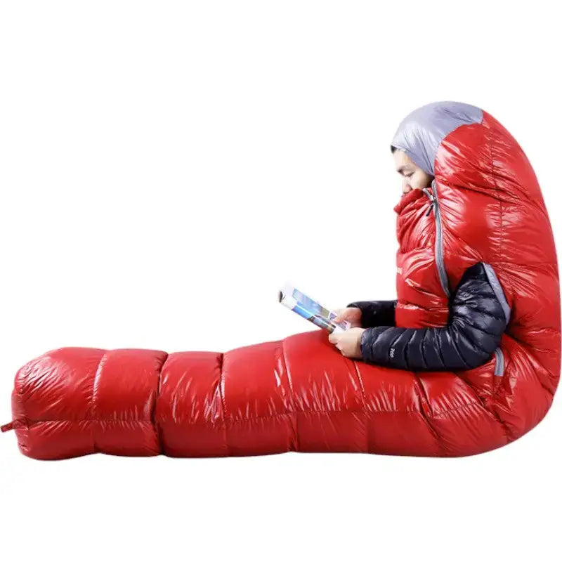 Sac de couchage hiver duvet canard modéré