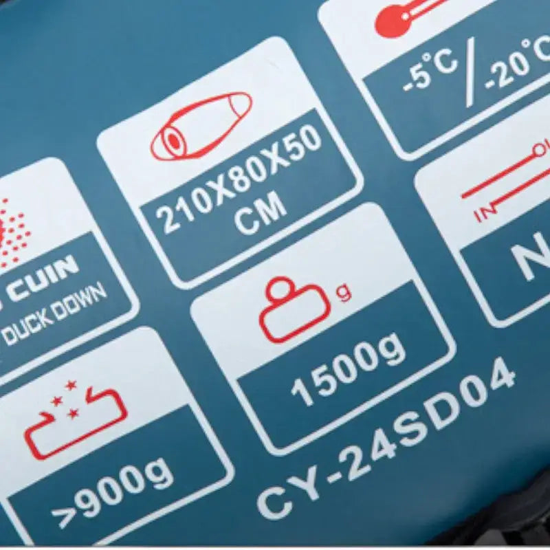 Sac de couchage hiver grand froid polyvalent