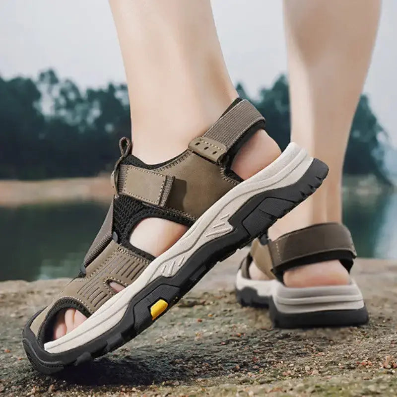 Sandale homme randonnée aventure amorti