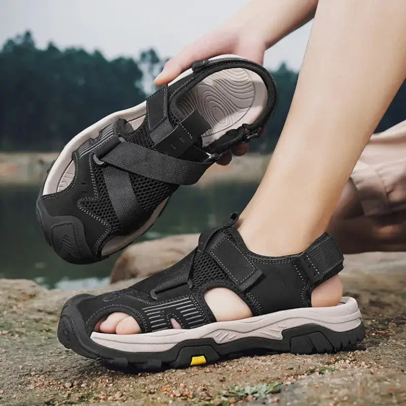 Sandale homme randonnée aventure amorti