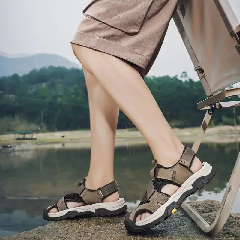 Sandale homme randonnée aventure amorti