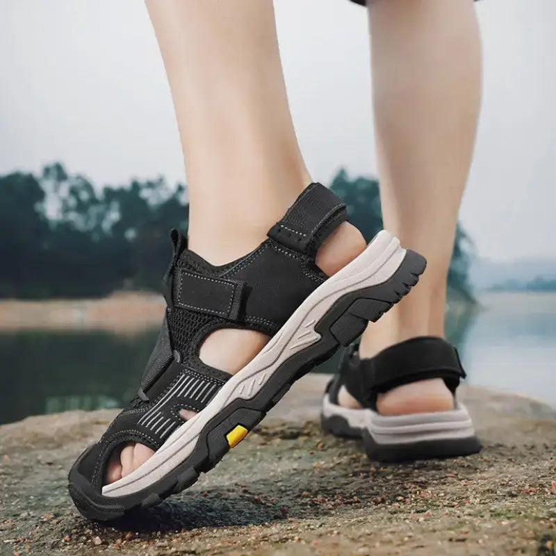 Sandale homme randonnée aventure amorti