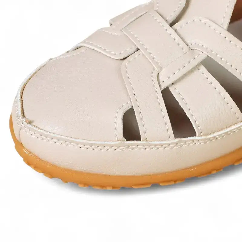 Sandales De Sport Pour Femme - Chaussures De Randonnée Fermées Antidérapantes Cuir Confortables Respirantes - Tailles 39-44