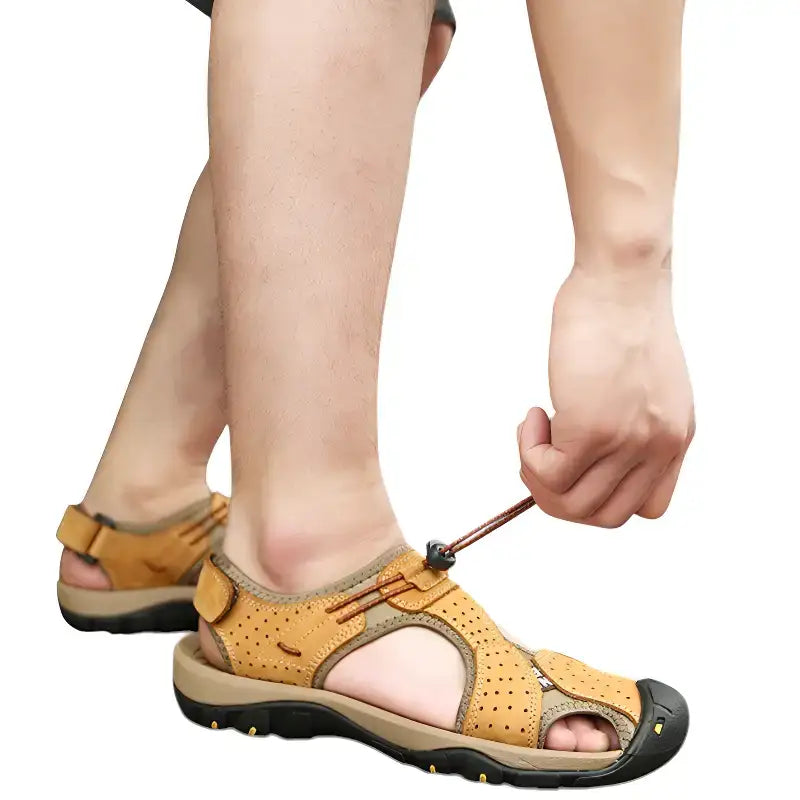 Sandale randonnée homme outdoor adhérente