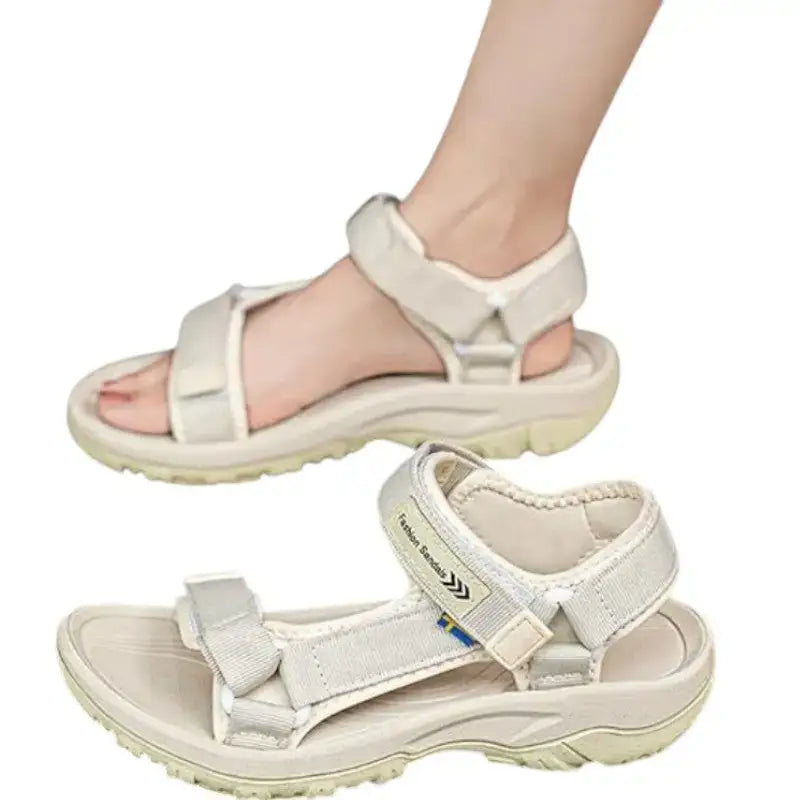 Sandales de randonnée femme scratch ajustable