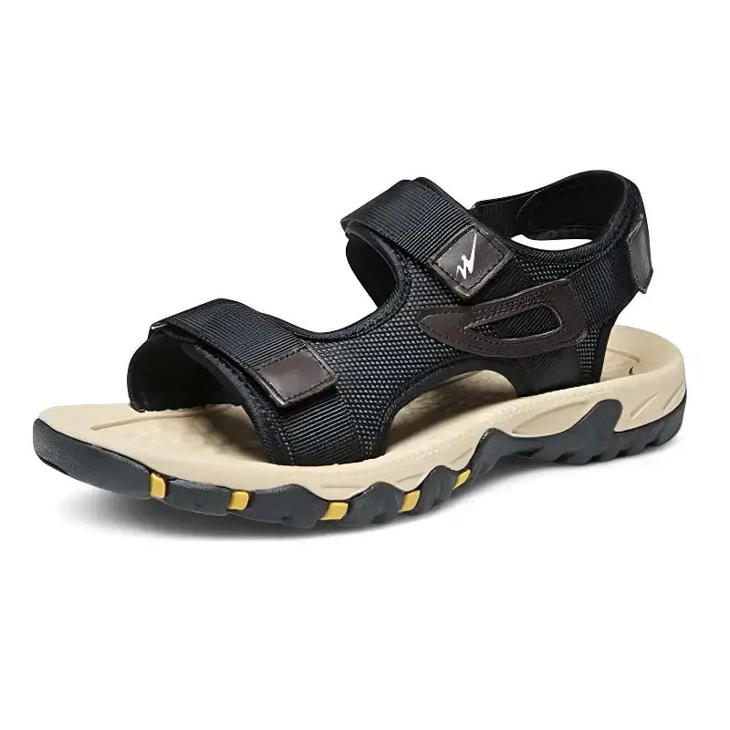 Sandales randonnée homme semelle caoutchouc textile