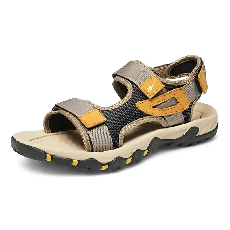 Sandales randonnée homme semelle caoutchouc textile