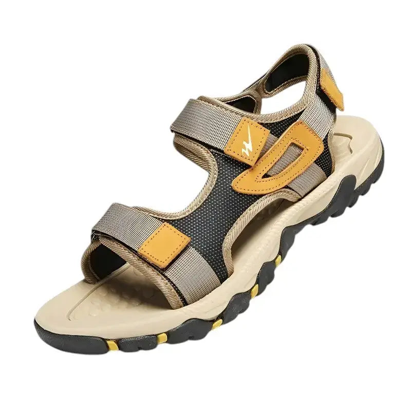 Sandales randonnée homme semelle caoutchouc textile