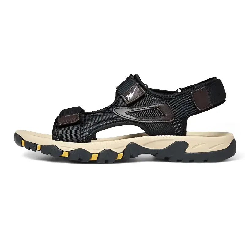 Sandales randonnée homme semelle caoutchouc textile