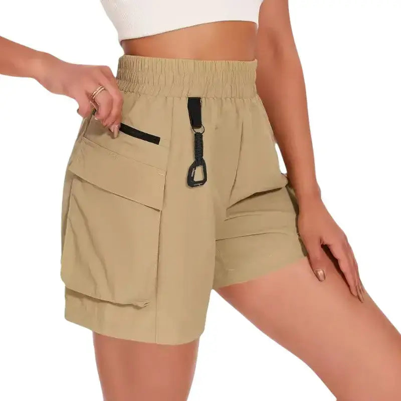 Short beige pour randonnée femme