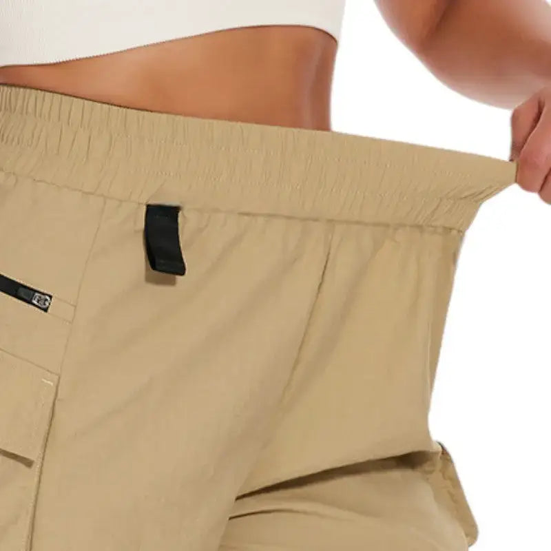 Short beige pour randonnée femme