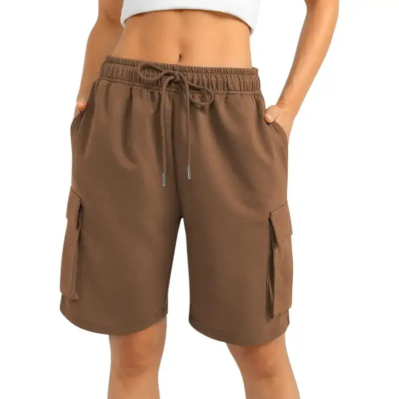 Short femme molleton coupe décontractée