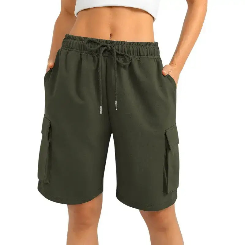 Short femme molleton coupe décontractée