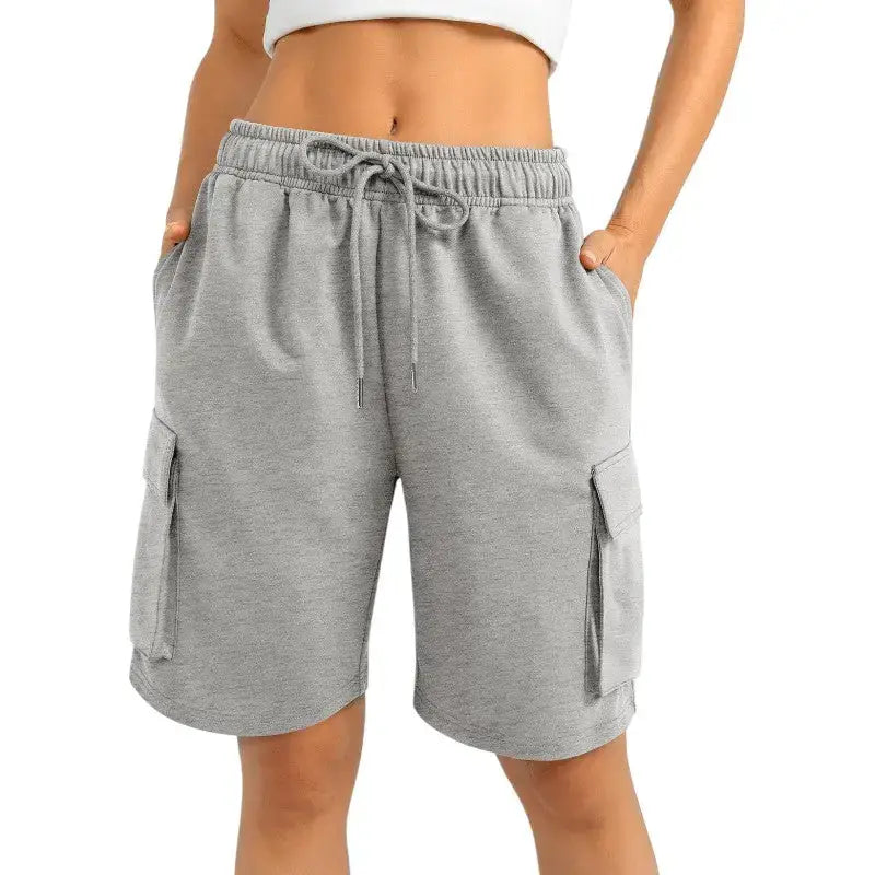 Short femme molleton coupe décontractée