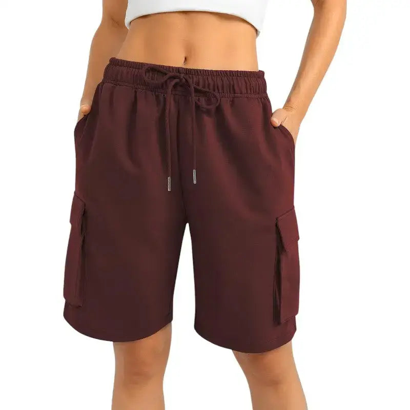 Short femme molleton coupe décontractée