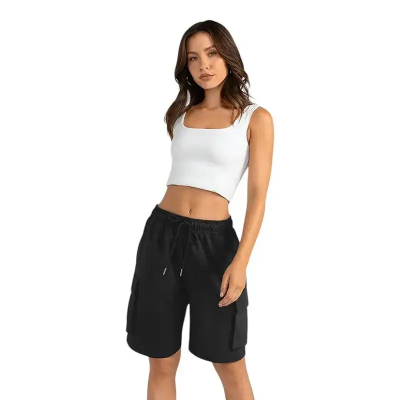 Short femme molleton coupe décontractée
