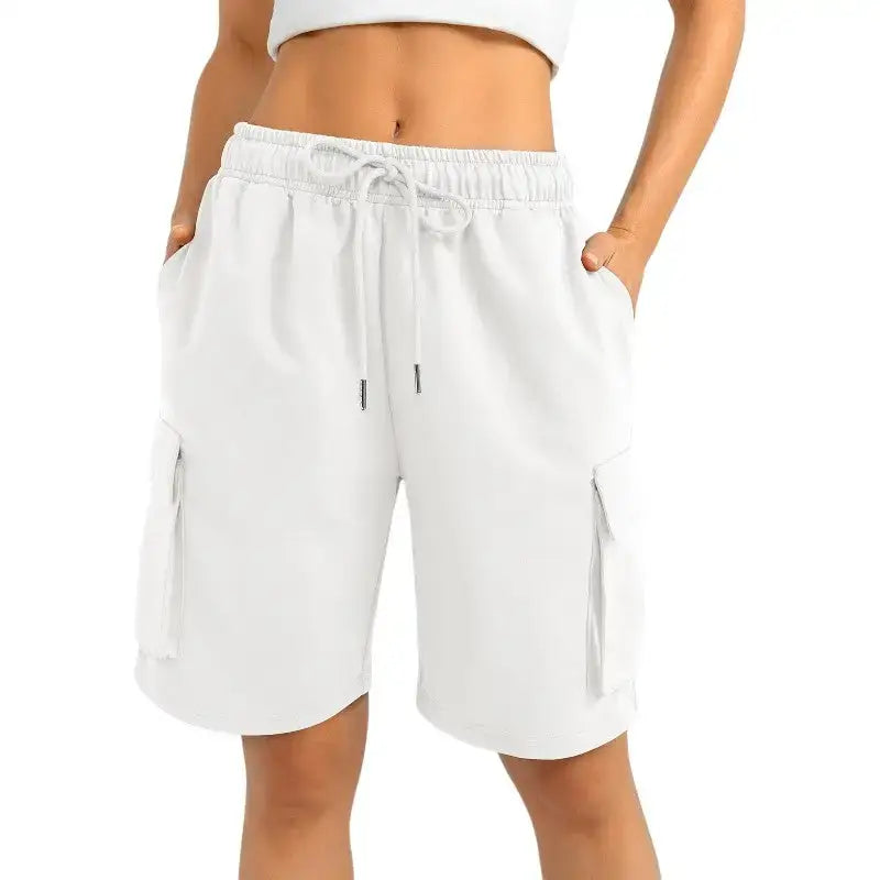 Short femme molleton coupe décontractée