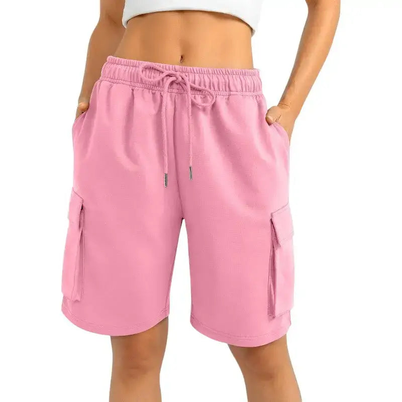 Short femme molleton coupe décontractée