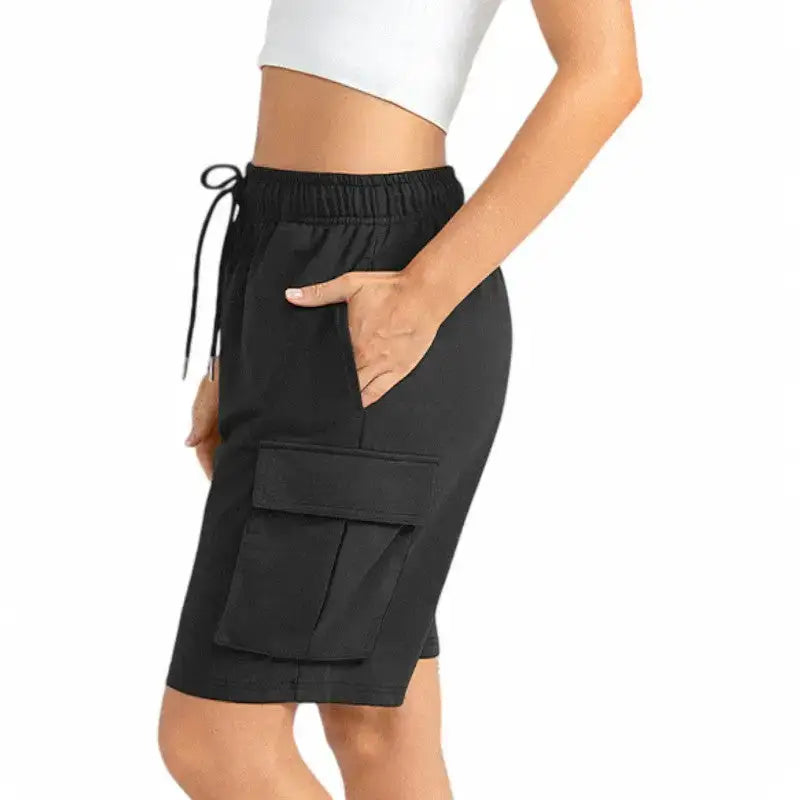 Short femme molleton coupe décontractée