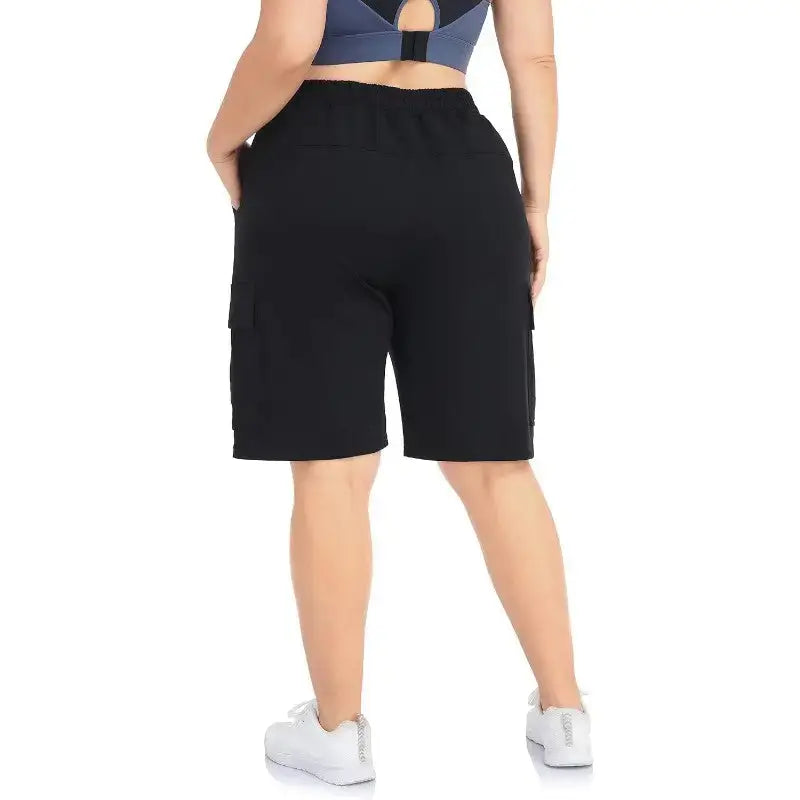 Short randonnée femme grande taille coton