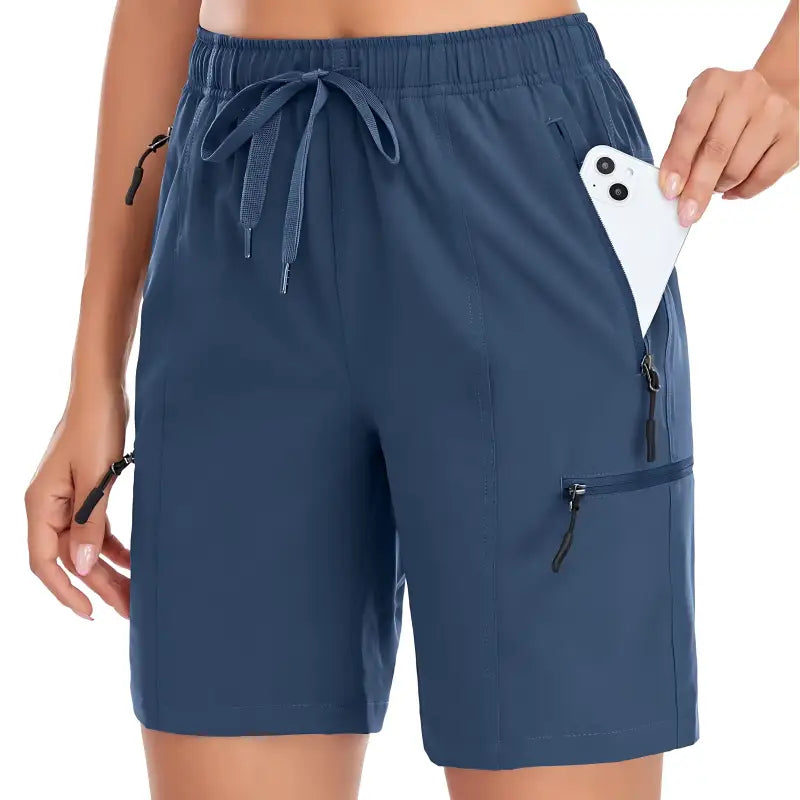 Short randonnée femme performant kaki