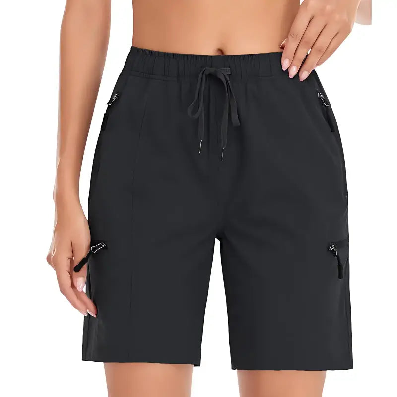 Short randonnée femme performant kaki