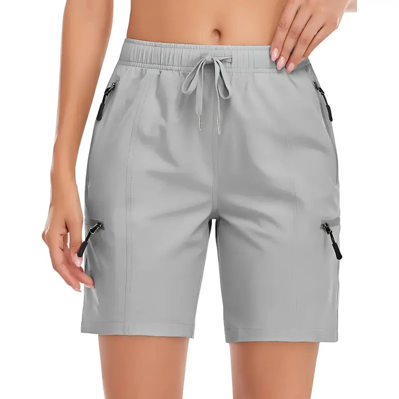 Short randonnée femme performant kaki