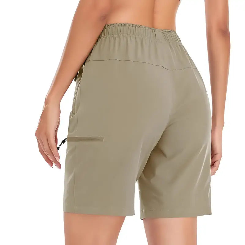 Short randonnée femme performant kaki
