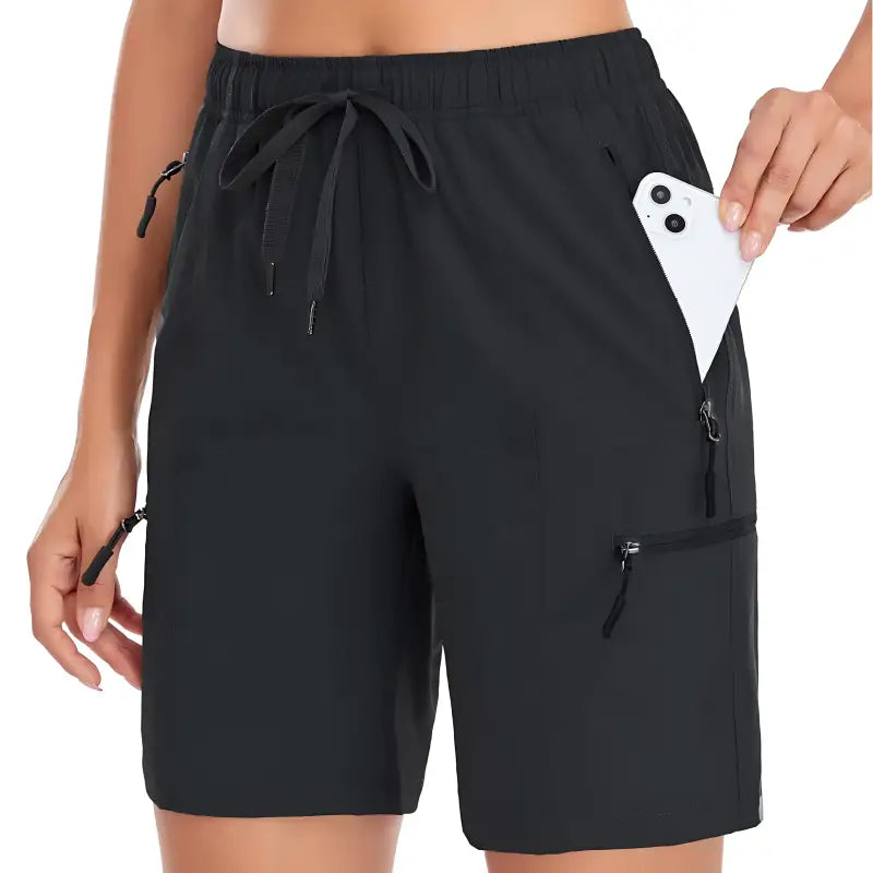 Short randonnée femme performant kaki