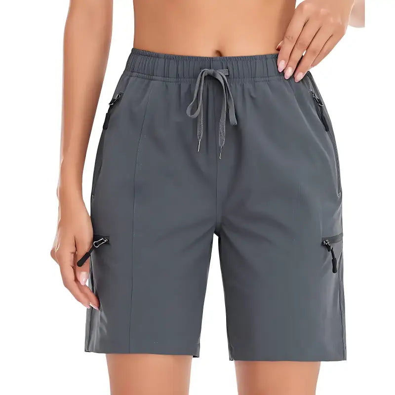 Short randonnée femme performant kaki