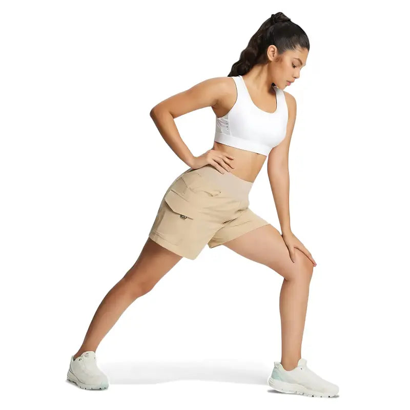 Short randonnée femme avec poches robuste