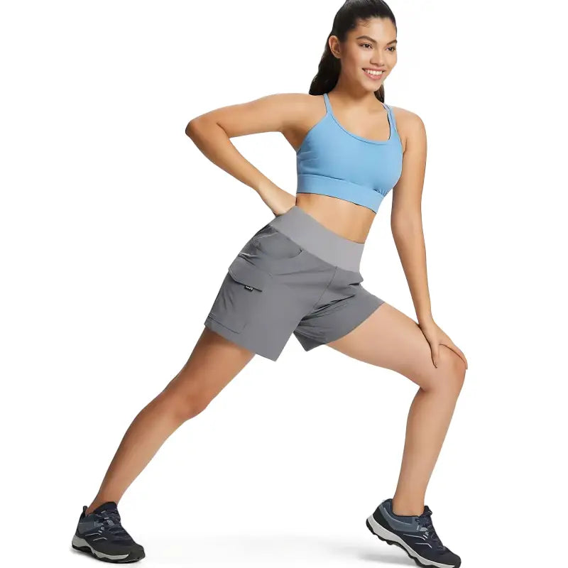 Short randonnée femme avec poches robuste