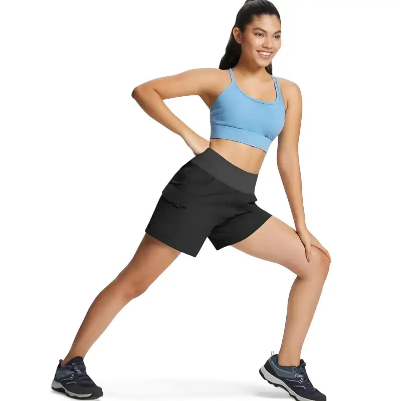 Short randonnée femme avec poches robuste