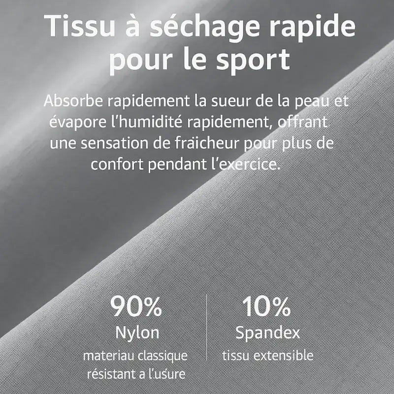 Short randonnée homme avec ceinture nylon