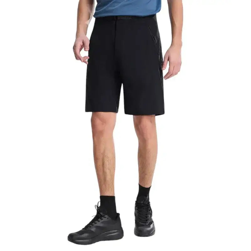 Short randonnée homme avec ceinture nylon