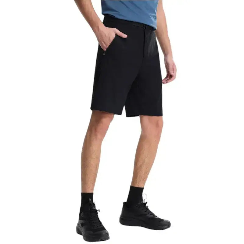Short randonnée homme avec ceinture nylon