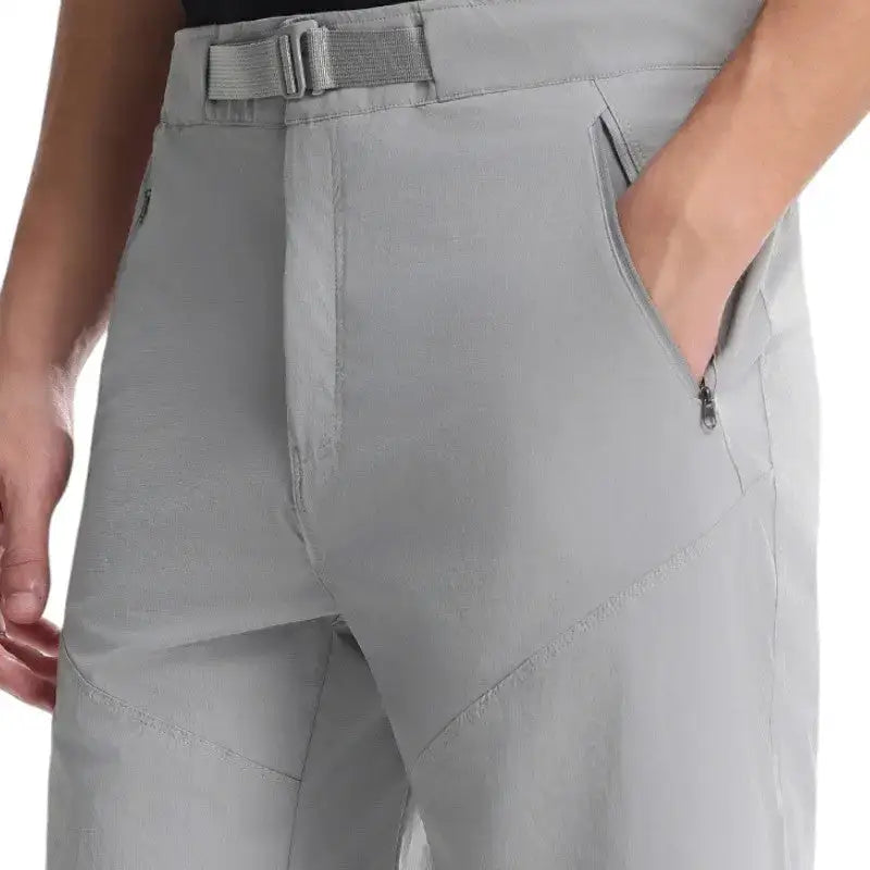 Short randonnée homme avec ceinture nylon