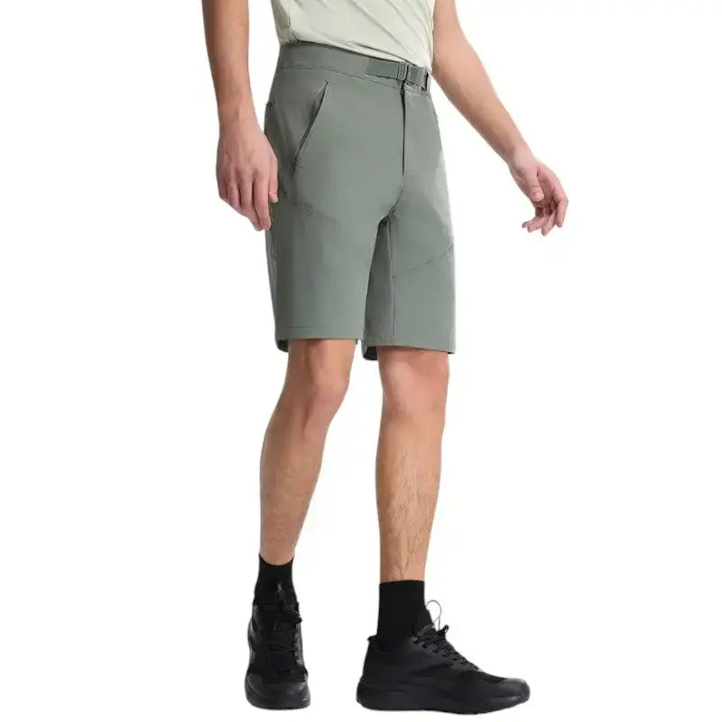 Short randonnée homme avec ceinture nylon