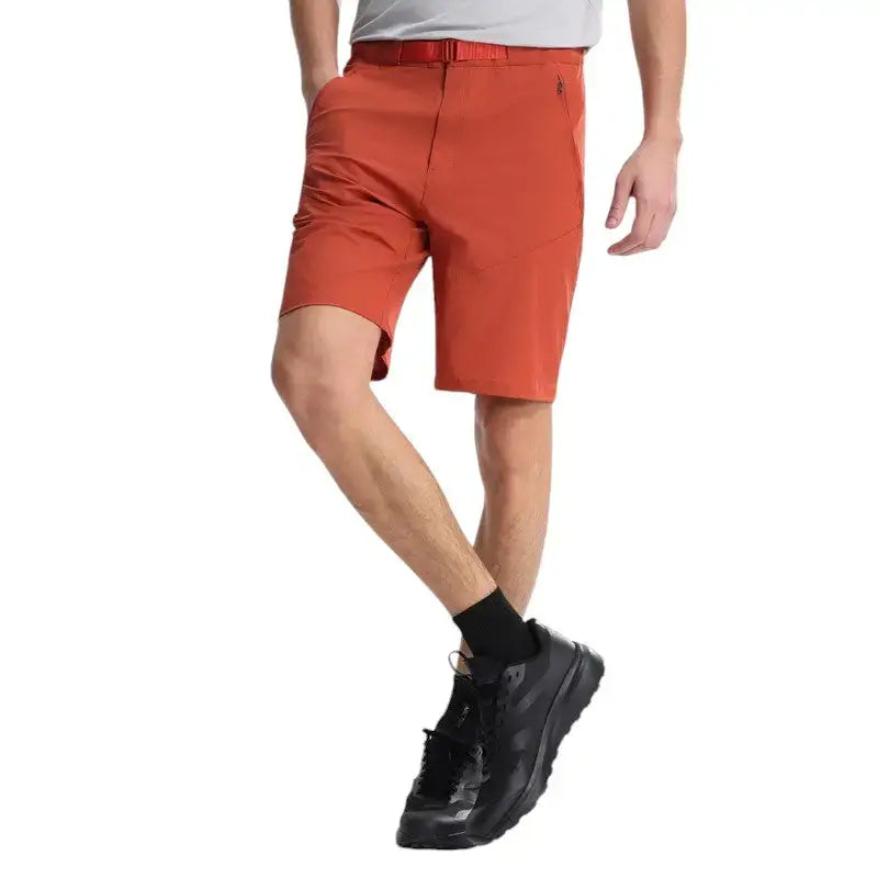 Short randonnée homme avec ceinture nylon