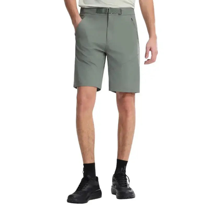 Short randonnée homme avec ceinture nylon