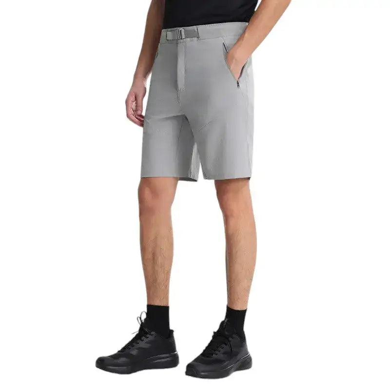 Short randonnée homme avec ceinture nylon