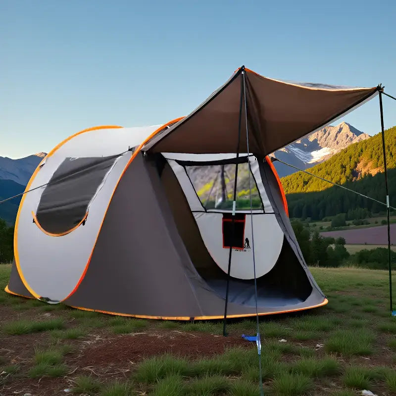 Tente de camping pour la famille