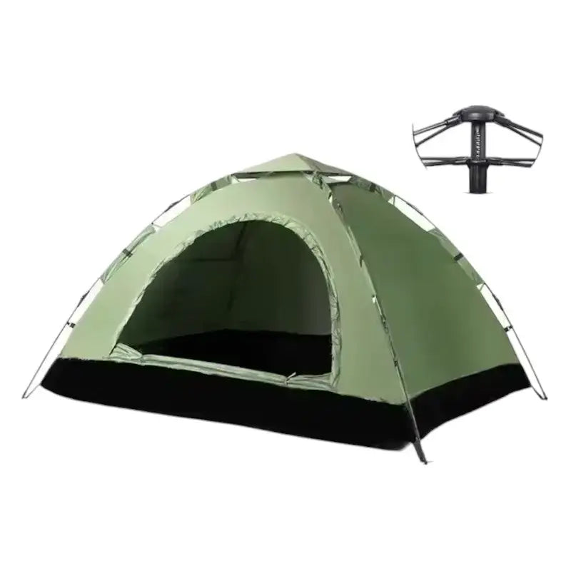 Tente randonnée camping vert 2 places bivouac
