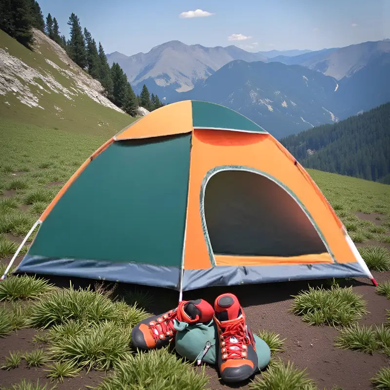 Tente randonnée été 2 places pop-up basique