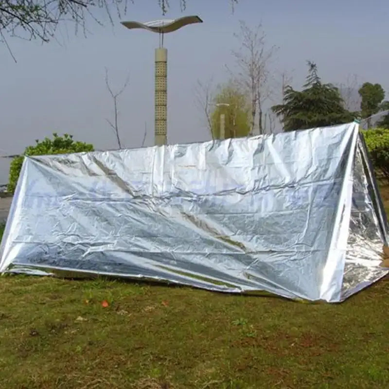 Tente de survie aluminium thermique
